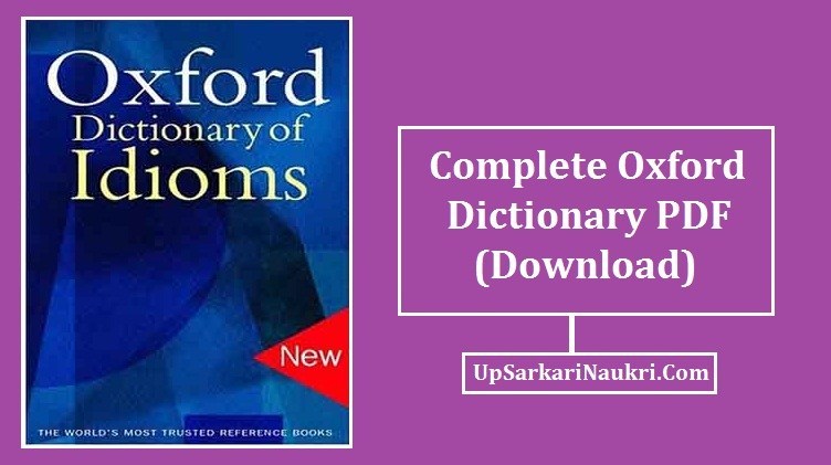Oxford Picture Dictionary Pdf Download